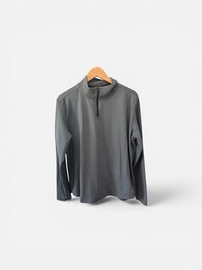 Nike Therma Fit Quarter Zip Pullover Womens Size 2XL Herringbone Pattern Gym Run
